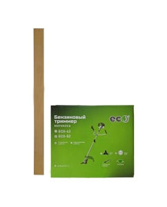 Купить Бензотриммер ECO 520 1.6 кВт, нож 40 зуб., леска, ширина лезвия 255 мм, разъемная штанга ECO02.02.52Р.00140з  в E-mobi