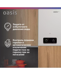 Купить Газовый проточный водонагреватель Oasis Home V-20W  в E-mobi