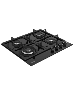 Купить Встраиваемая варочная панель газовая HotPoint HGS 62F/BK черный  в E-mobi