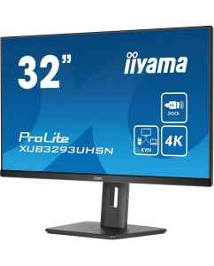 Купить 31.5&quot; Монитор iiyama XUB3293UHSN-B5 черный 60Hz 3840x2160 IPS  в E-mobi