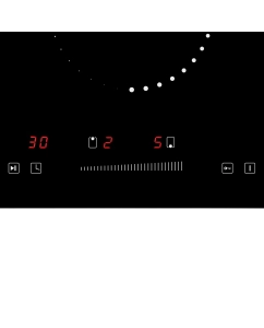 Купить Встраиваемая варочная панель электрическая Krona CORTO 30 BL черный  в E-mobi