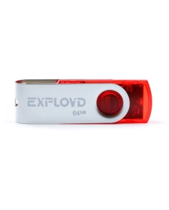 Купить Флешка Exployd 530 64 ГБ красный  в E-mobi