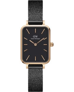 Купить Наручные часы Daniel Wellington Quadro 20X26 Pressed Ashfield RG Black  в E-mobi
