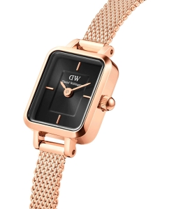 Купить Наручные часы Daniel Wellington Quadro Mini 15.4x18.2 Melrose RG Onyx  в E-mobi
