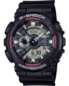 Купить Японские наручные часы Casio G-SHOCK GA-110RL-1A с хронографом  в E-mobi