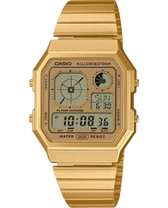 Купить Японские наручные часы Casio Vintage A130WEG-9A с хронографом  в E-mobi