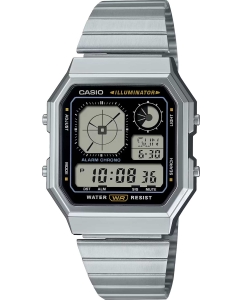 Купить Японские наручные часы Casio Vintage A130WE-1A с хронографом  в E-mobi