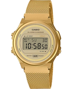 Купить Японские наручные часы Casio Vintage A171WEMG-9AEF-ucenka с хронографом  в E-mobi