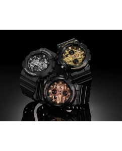 Купить Японские наручные часы Casio G-SHOCK GA-140GB-1A2ER с хронографом  в E-mobi