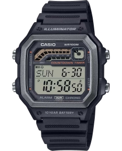 Купить Японские наручные часы Casio Collection WS-1600H-1A с хронографом  в E-mobi