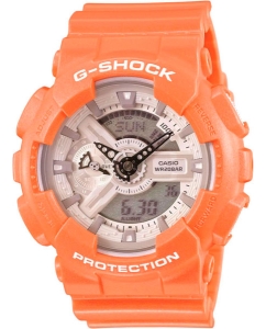 Купить Японские наручные часы Casio G-SHOCK GA-110SG-4A с хронографом  в E-mobi