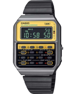 Купить Японские наручные часы Casio Vintage CA-500WEGG-9B с хронографом  в E-mobi