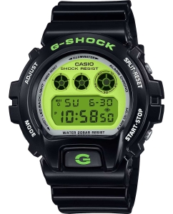 Купить Японские наручные часы Casio G-SHOCK DW-6900RCS-1 с хронографом  в E-mobi
