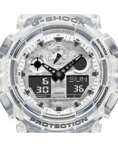 Купить Японские наручные часы Casio G-SHOCK GA-100SKC-1A с хронографом  в E-mobi