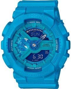 Купить Японские наручные часы Casio G-SHOCK GMA-S110VC-2A с хронографом  в E-mobi