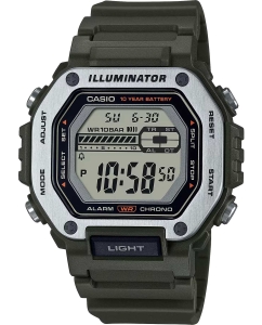 Купить Японские наручные часы Casio Collection MWD-110H-3A с хронографом  в E-mobi