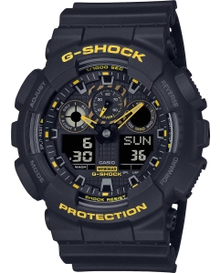 Купить Японские наручные часы Casio G-SHOCK GA-100CY-1A с хронографом  в E-mobi
