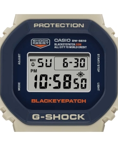 Купить Японские наручные часы Casio G-SHOCK DW-5610BEP-2 с хронографом  в E-mobi