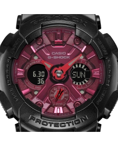 Купить Японские наручные часы Casio G-SHOCK GMA-S120RB-1A с хронографом  в E-mobi