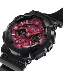 Купить Японские наручные часы Casio G-SHOCK GMA-S120RB-1A с хронографом  в E-mobi