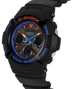 Купить Японские наручные часы Casio G-SHOCK AWR-M100SCT-1A с хронографом  в E-mobi