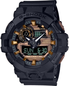 Купить Японские наручные часы Casio G-SHOCK GA-700RC-1A с хронографом  в E-mobi