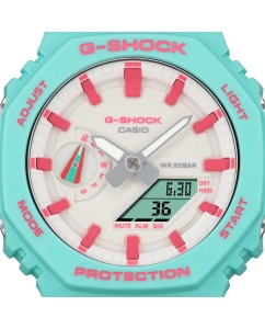 Купить Японские наручные часы Casio G-SHOCK GA-2100RB-3A с хронографом  в E-mobi