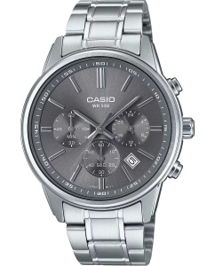 Купить Японские наручные часы Casio Collection MTP-E515D-8A с хронографом  в E-mobi
