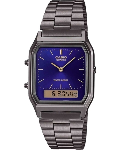 Купить Японские наручные часы Casio Vintage AQ-230EGG-2AEF с хронографом  в E-mobi