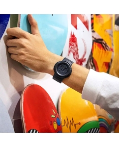 Купить Японские наручные часы Casio G-SHOCK AW-500BB-1E с хронографом  в E-mobi