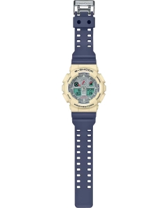 Купить Японские наручные часы Casio G-SHOCK GA-100PC-7A2 с хронографом  в E-mobi