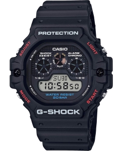 Купить Японские наручные часы Casio G-SHOCK DW-5900-1E с хронографом  в E-mobi