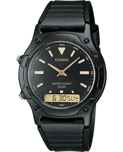 Купить Японские наручные часы Casio Collection AW-49HE-1A с хронографом  в E-mobi
