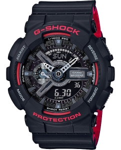 Купить Японские наручные часы Casio G-SHOCK GA-110HR-1A с хронографом  в E-mobi
