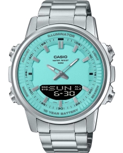 Купить Японские наручные часы Casio Collection AMW-880D-2A2 с хронографом  в E-mobi