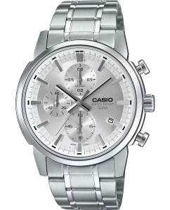 Купить Японские наручные часы Casio Collection MTP-E510D-7A с хронографом  в E-mobi