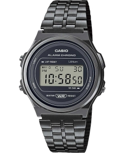 Купить Японские наручные часы Casio Vintage A171WEGG-1AEF с хронографом  в E-mobi
