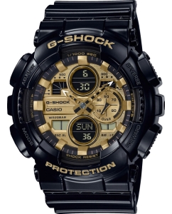Купить Японские наручные часы Casio G-SHOCK GA-140GB-1A1ER с хронографом  в E-mobi