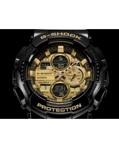 Купить Японские наручные часы Casio G-SHOCK GA-140GB-1A1ER с хронографом  в E-mobi