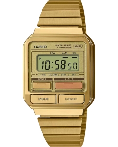 Купить Японские наручные часы Casio Vintage A120WEG-9A с хронографом  в E-mobi
