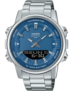 Купить Японские наручные часы Casio Collection AMW-880D-2A1 с хронографом  в E-mobi