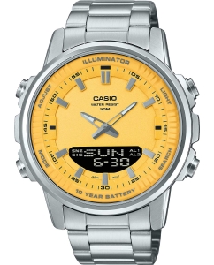 Купить Японские наручные часы Casio Collection AMW-880D-9A с хронографом  в E-mobi