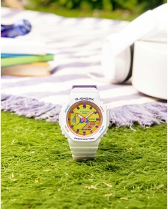 Купить Японские наручные часы Casio G-SHOCK GMA-S2100BS-7A с хронографом  в E-mobi