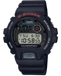 Купить Японские наручные часы Casio G-SHOCK DW-6900-1V с хронографом  в E-mobi