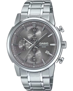 Купить Японские наручные часы Casio Collection MTP-E510D-8A с хронографом  в E-mobi