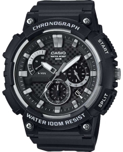 Купить Японские наручные часы Casio Collection MCW-200H-1A с хронографом  в E-mobi