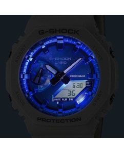 Купить Японские наручные часы Casio G-SHOCK GA-2100WS-7A с хронографом  в E-mobi