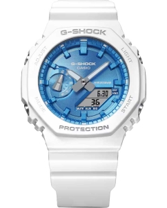 Купить Японские наручные часы Casio G-SHOCK GA-2100WS-7A с хронографом  в E-mobi