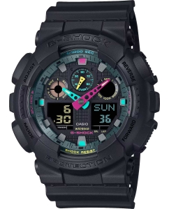 Купить Японские наручные часы Casio G-SHOCK GA-100MF-1A с хронографом  в E-mobi