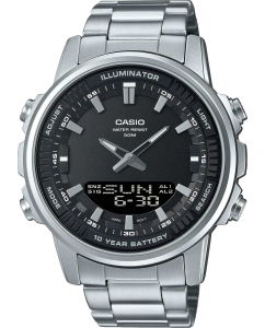 Купить Японские наручные часы Casio Collection AMW-880D-1A с хронографом  в E-mobi